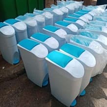 Pedal sanitary bin 18ltrs
